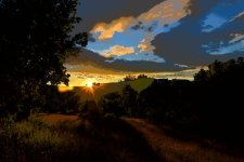 Sunset over the Rhinogs.JPG